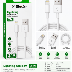 M.Alex(e) Lightning Cable 2M